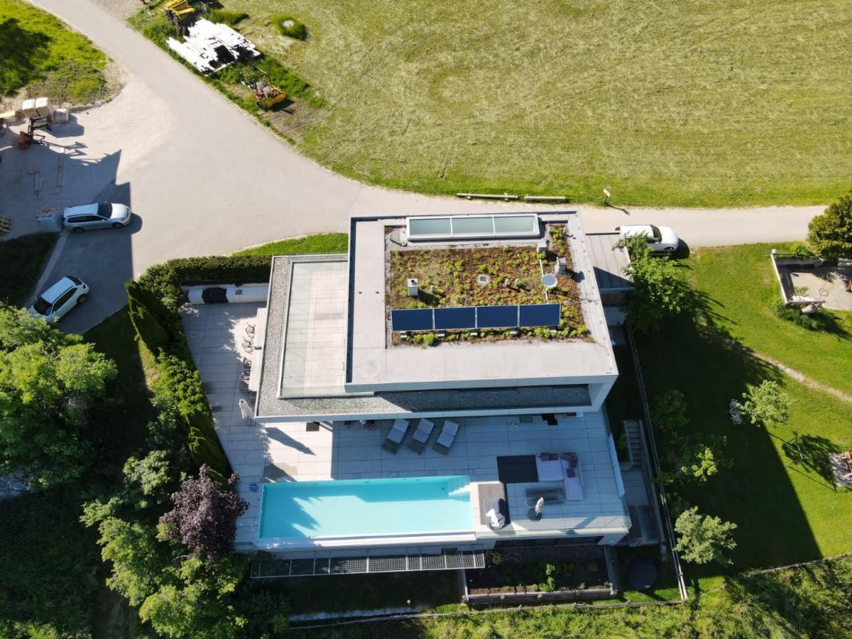 Attersee Luxury Design Villa With Dream Views, Large Pool And Sauna นุสดอร์ฟ อัม แอทเทอร์ซี ภายนอก รูปภาพ