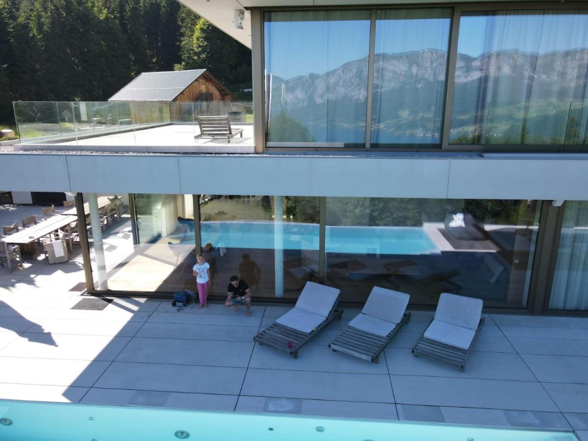 Attersee Luxury Design Villa With Dream Views, Large Pool And Sauna นุสดอร์ฟ อัม แอทเทอร์ซี ภายนอก รูปภาพ