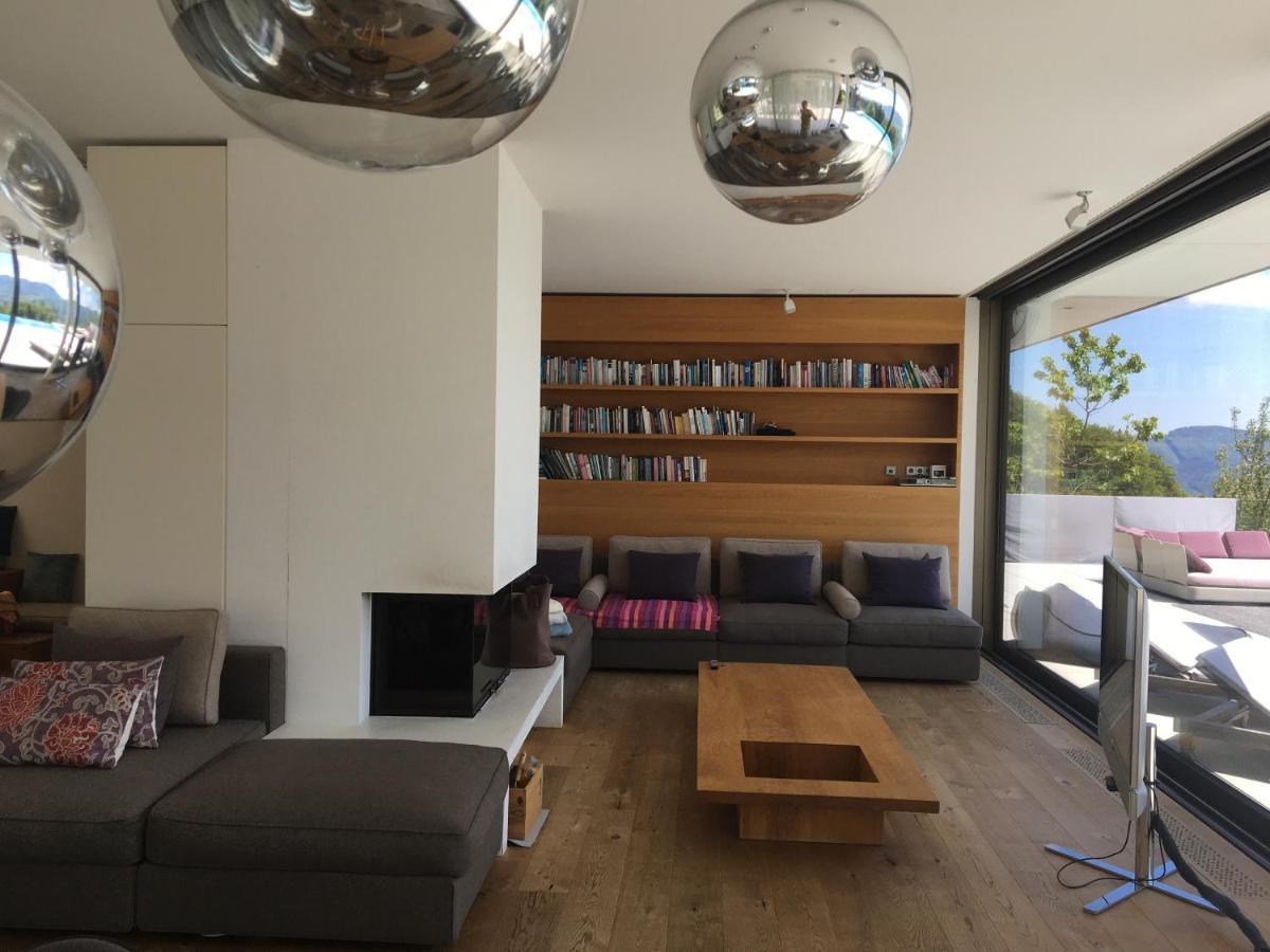 Attersee Luxury Design Villa With Dream Views, Large Pool And Sauna นุสดอร์ฟ อัม แอทเทอร์ซี ภายนอก รูปภาพ