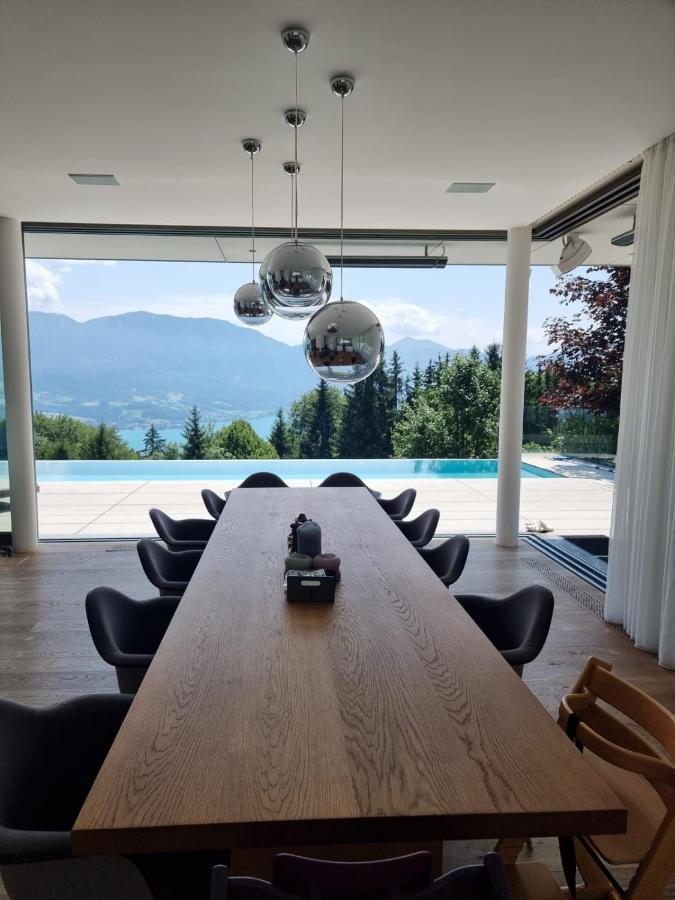Attersee Luxury Design Villa With Dream Views, Large Pool And Sauna นุสดอร์ฟ อัม แอทเทอร์ซี ภายนอก รูปภาพ