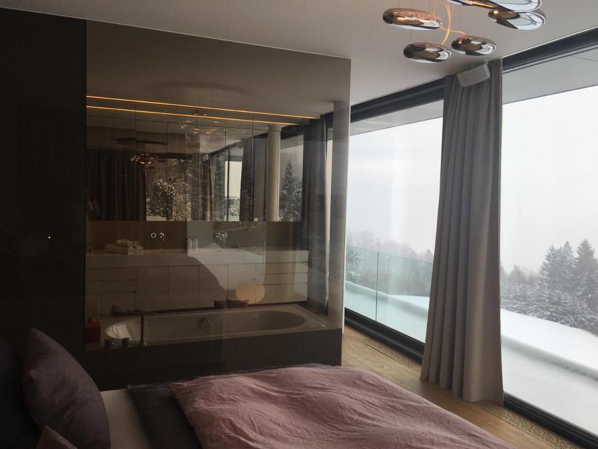 Attersee Luxury Design Villa With Dream Views, Large Pool And Sauna นุสดอร์ฟ อัม แอทเทอร์ซี ภายนอก รูปภาพ