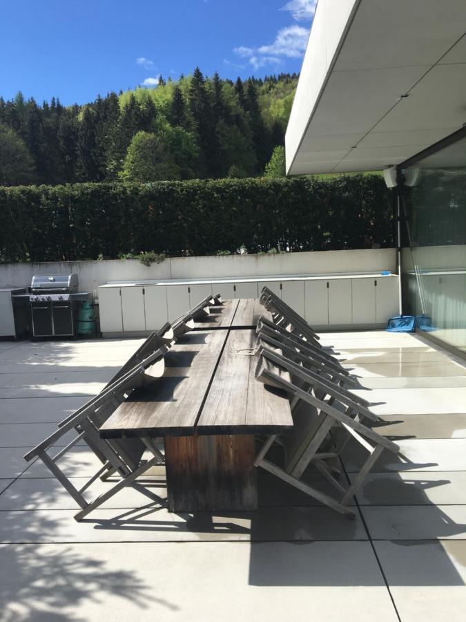 Attersee Luxury Design Villa With Dream Views, Large Pool And Sauna นุสดอร์ฟ อัม แอทเทอร์ซี ภายนอก รูปภาพ