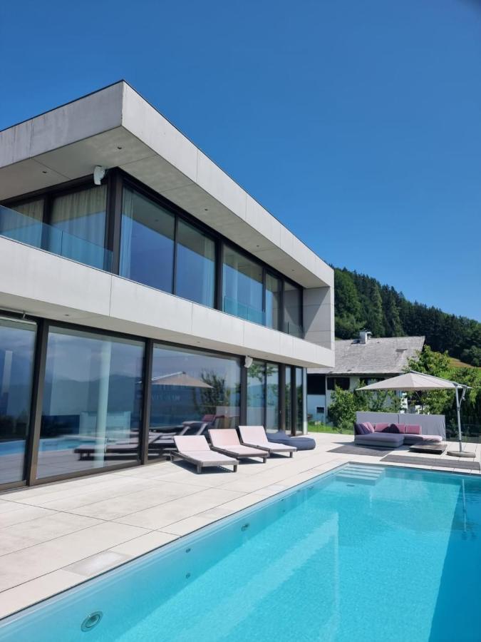 Attersee Luxury Design Villa With Dream Views, Large Pool And Sauna นุสดอร์ฟ อัม แอทเทอร์ซี ภายนอก รูปภาพ