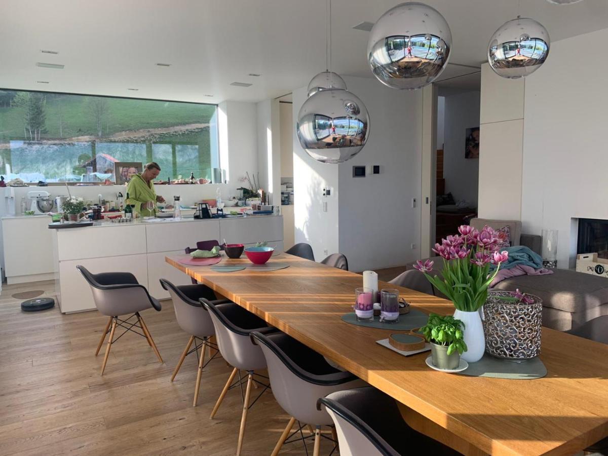 Attersee Luxury Design Villa With Dream Views, Large Pool And Sauna นุสดอร์ฟ อัม แอทเทอร์ซี ภายนอก รูปภาพ
